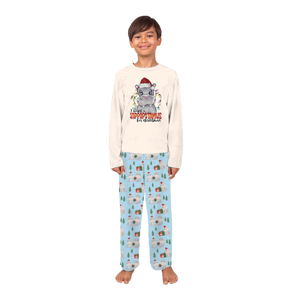 Cute I Want A Hippopotamus For Christmas Pajamas For Adults And Kids Cute I Want A Hippopotamus For Christmas Pajamas For Adults And Kids