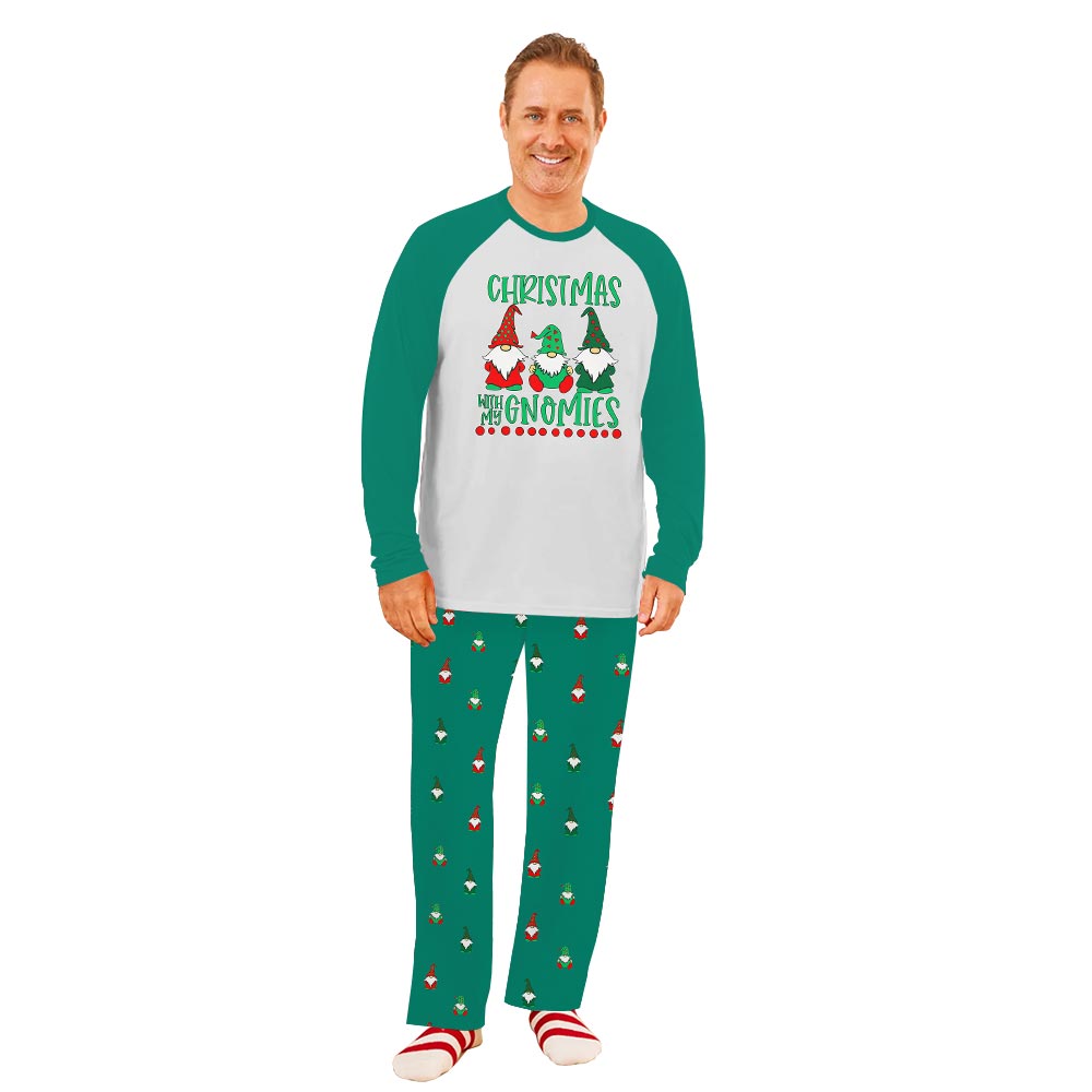 Christmas With My Gnomies Matching Dog And Owner Holiday Pajamas Christmas With My Gnomies Matching Dog And Owner Holiday Pajamas