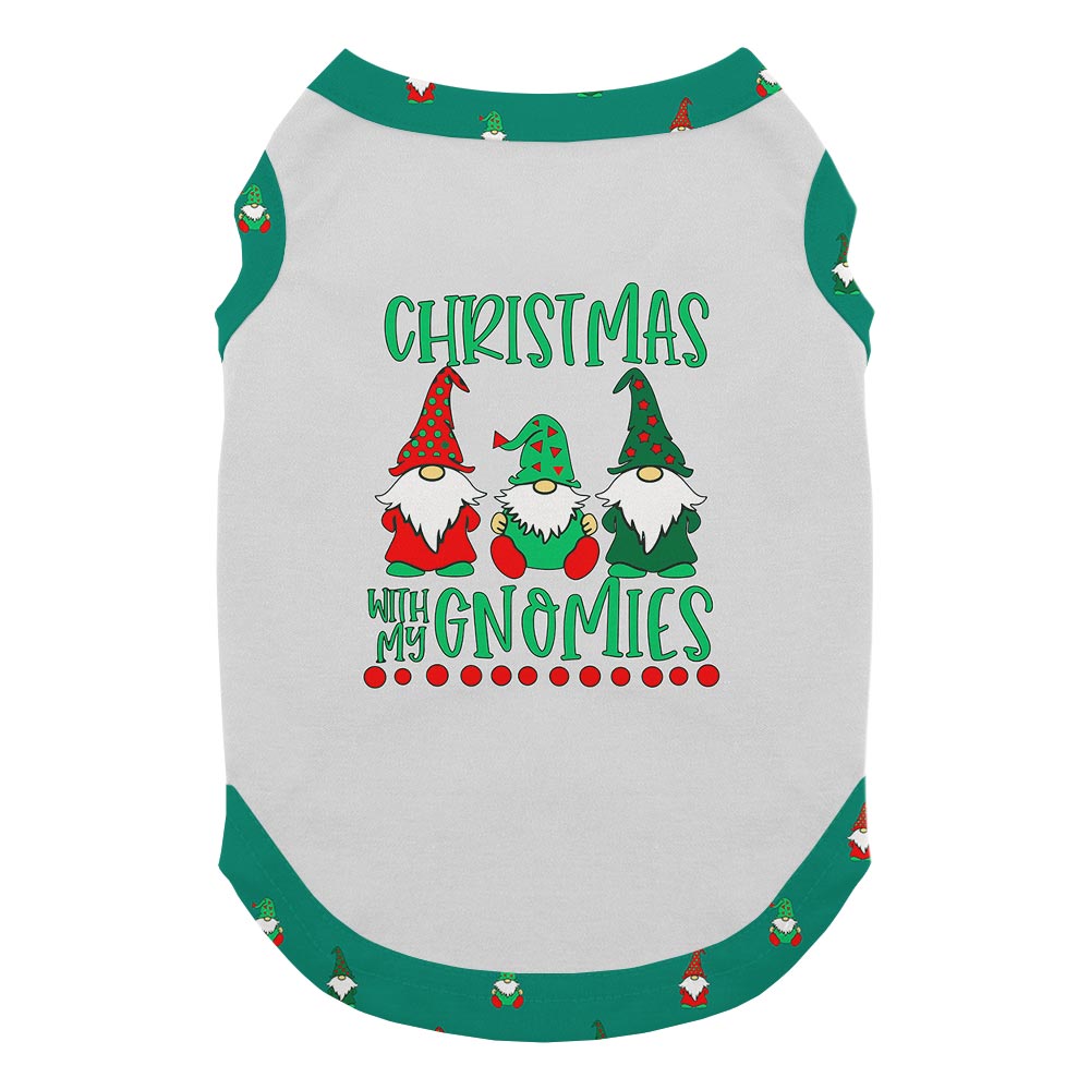 Christmas With My Gnomies Matching Dog And Owner Holiday Pajamas Christmas With My Gnomies Matching Dog And Owner Holiday Pajamas