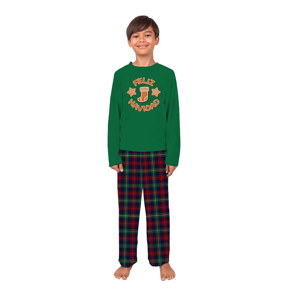 Festive Matching Holiday Pajamas Sayings Feliz Navidad Festive Matching Holiday Pajamas Sayings Feliz Navidad
