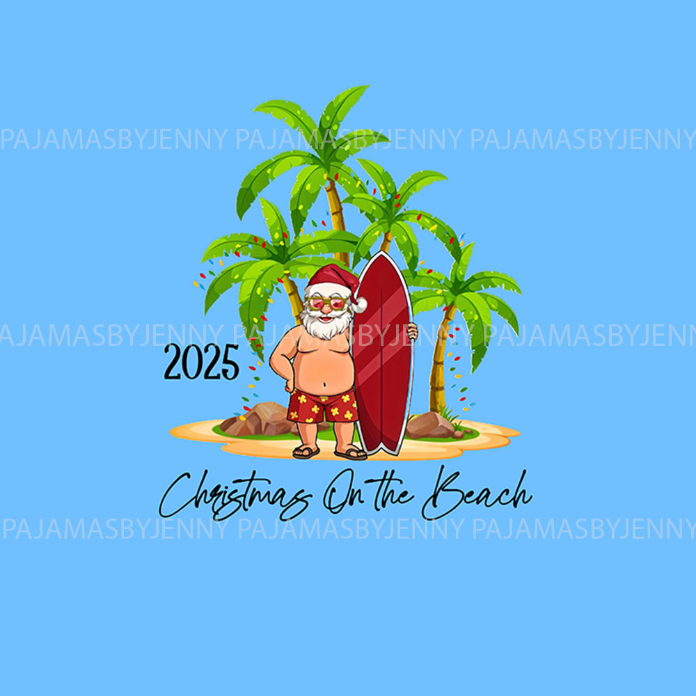 Festive Beach Themed Matching Family Christmas Pajamas 2025 Festive Beach Themed Matching Family Christmas Pajamas 2025