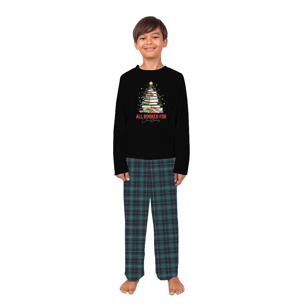 Family Matching Pajamas With Books Print