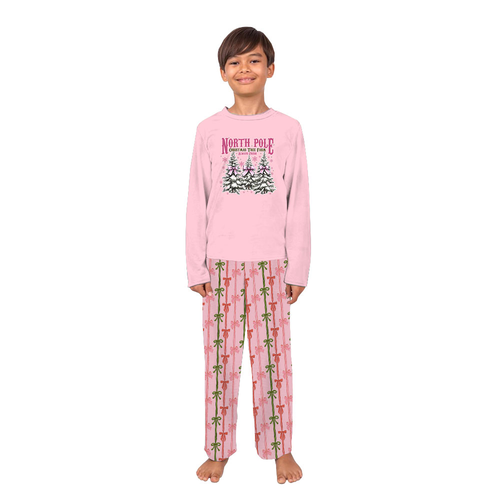 Unique North Pole Coquette Bow Pajamas For Christmas Unique North Pole Coquette Bow Pajamas For Christmas