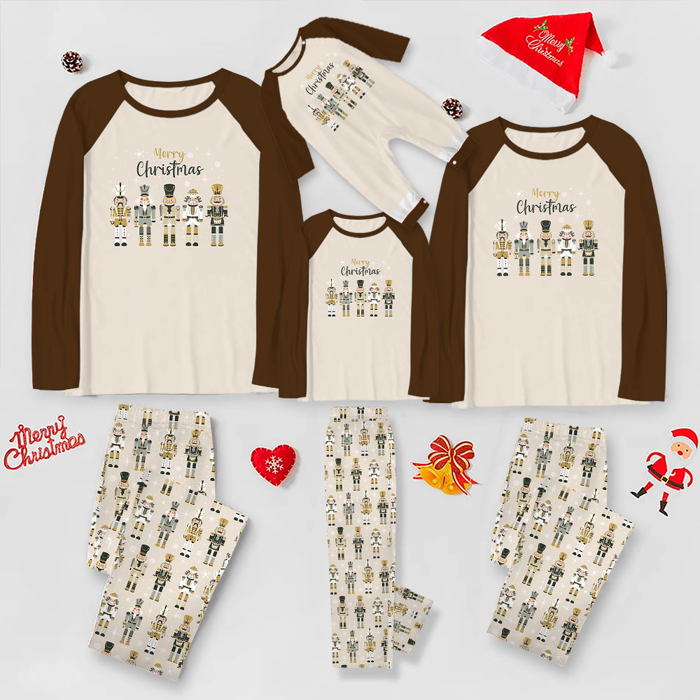 Christmas Nutcracker Pajamas For Family Tops And Bottoms Christmas Nutcracker Pajamas For Family Tops And Bottoms