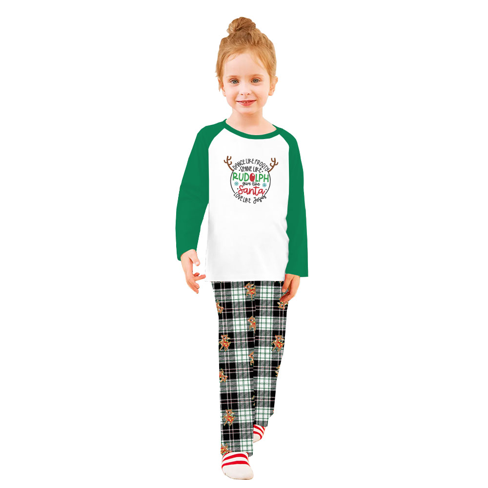 Christmas Reindeer Plus Size Xmas PJs For Family Christmas Reindeer Plus Size Xmas PJs For Family