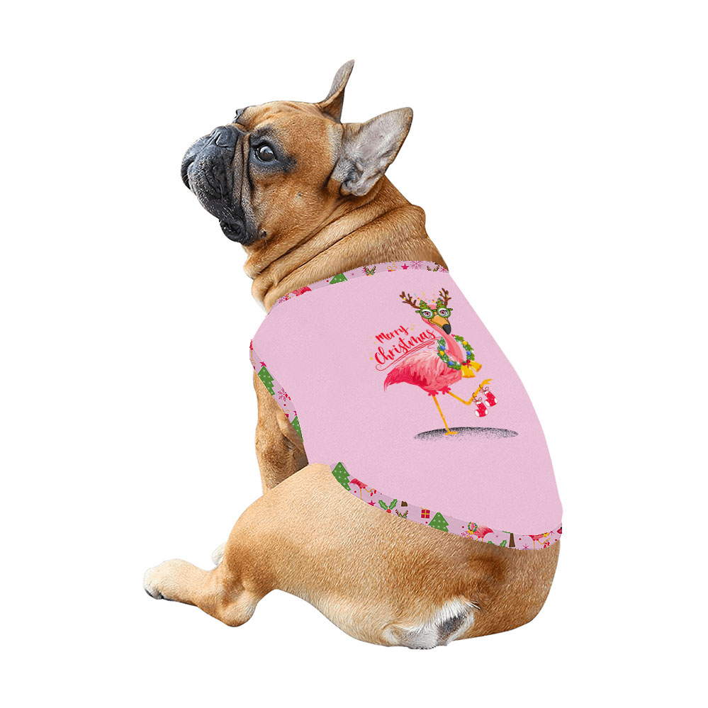 Cute Pink Flamingo Christmas Pajamas Tops And Pants Cute Pink Flamingo Christmas Pajamas Tops And Pants