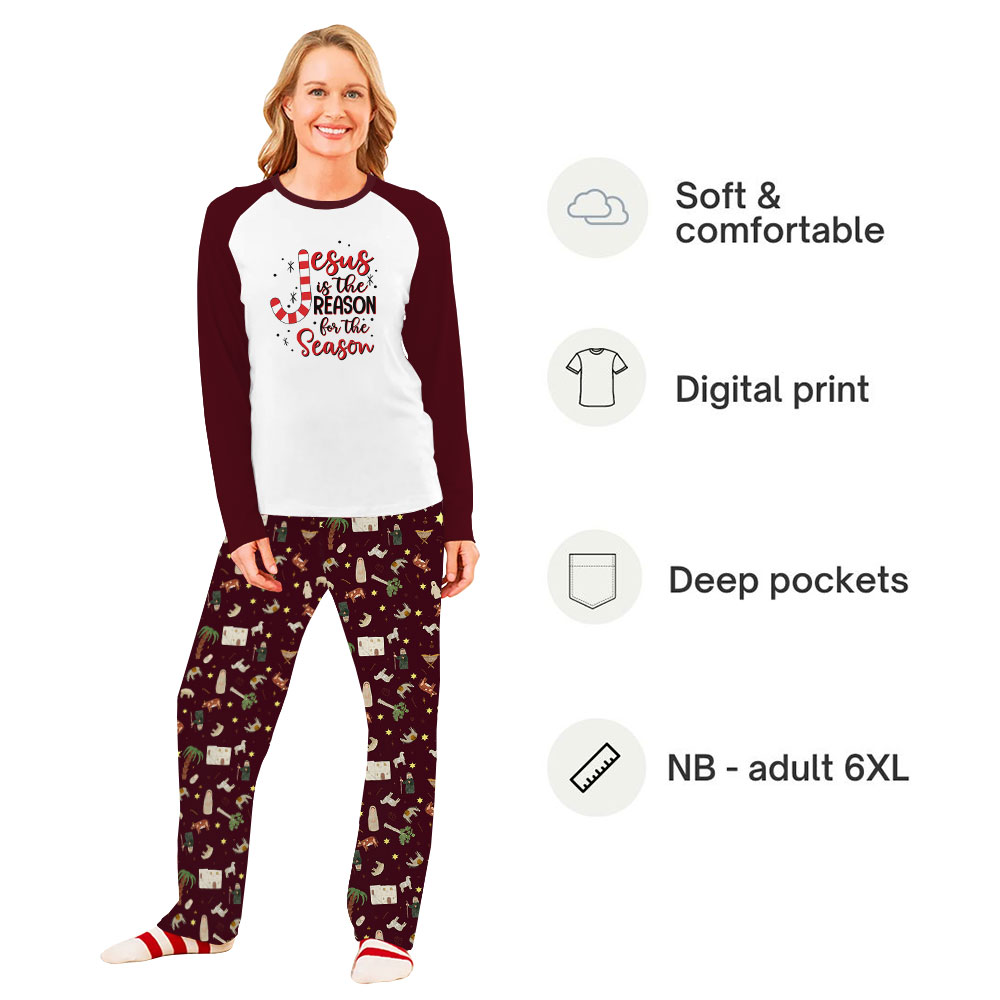 Matching Religious Christmas Pajamas For Christian Family Matching Religious Christmas Pajamas For Christian Family