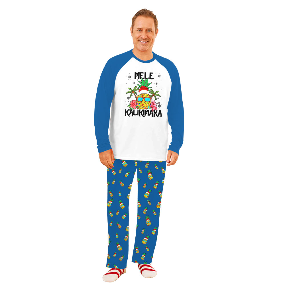 Funny Pineapple Tropical Christmas PJs Mele Kalikimaka Funny Pineapple Tropical Christmas PJs Mele Kalikimaka