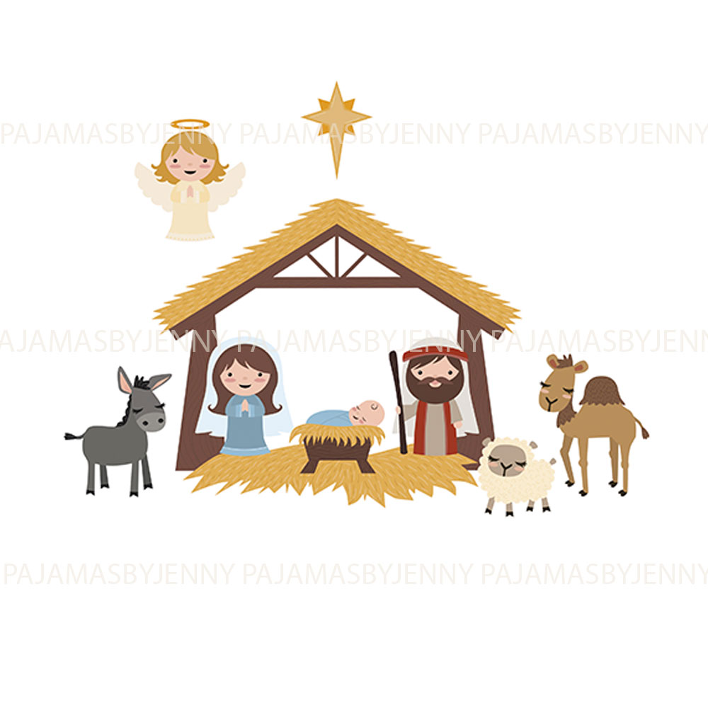 Christmas Nativity Scene Pajamas Sets Tops And Bottoms Christmas Nativity Scene Pajamas Sets Tops And Bottoms