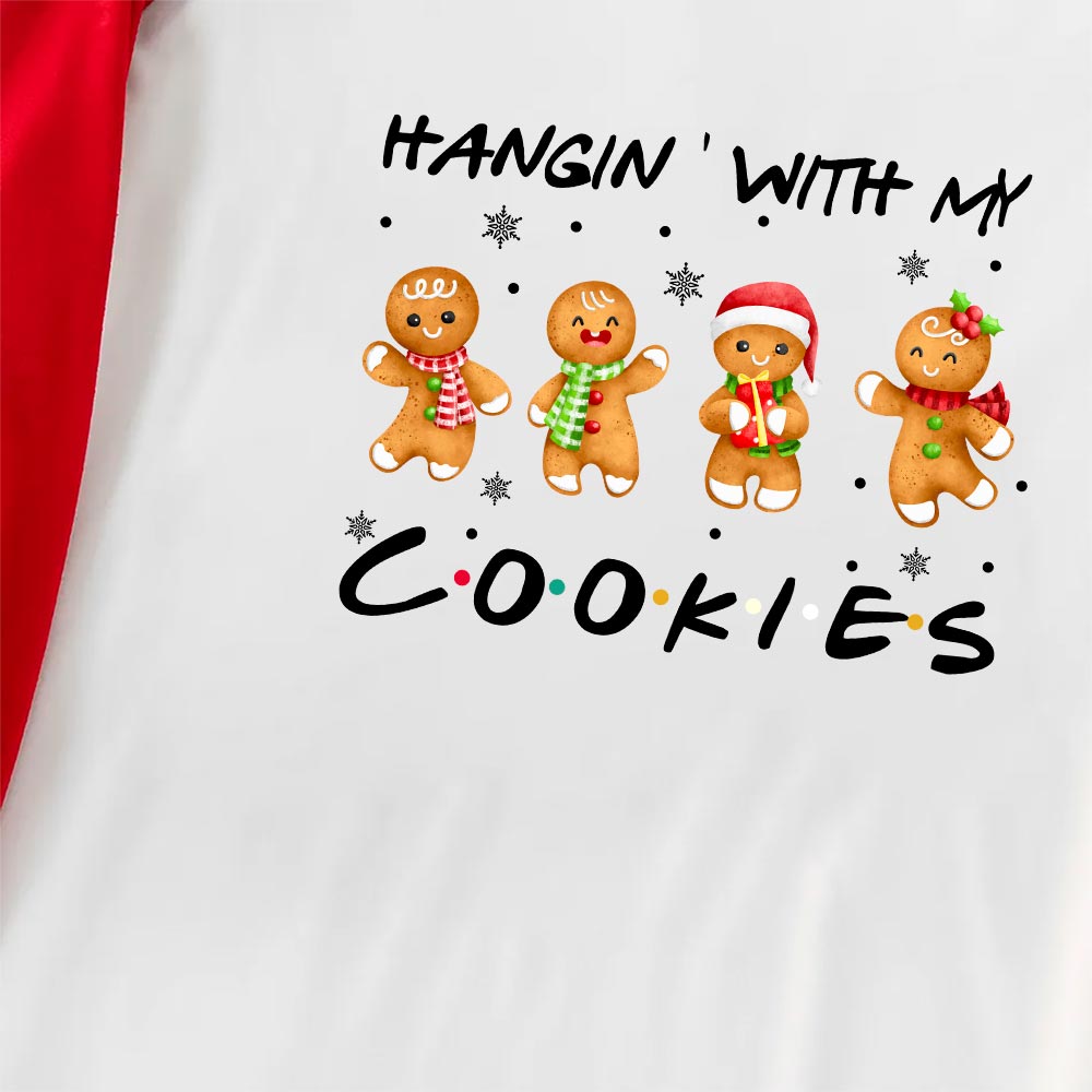 Gingerbread Matching Holiday Pajamas Sayings Hangin With My Cookies Gingerbread Matching Holiday Pajamas Sayings Hangin With My Cookies