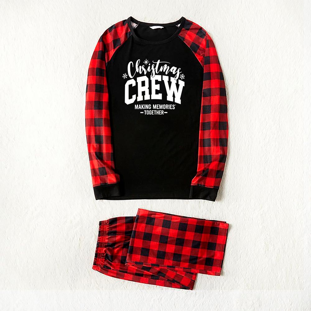 Christmas Crew Make Memories Together Matching Family Pajamas Christmas Crew Make Memories Together Matching Family Pajamas