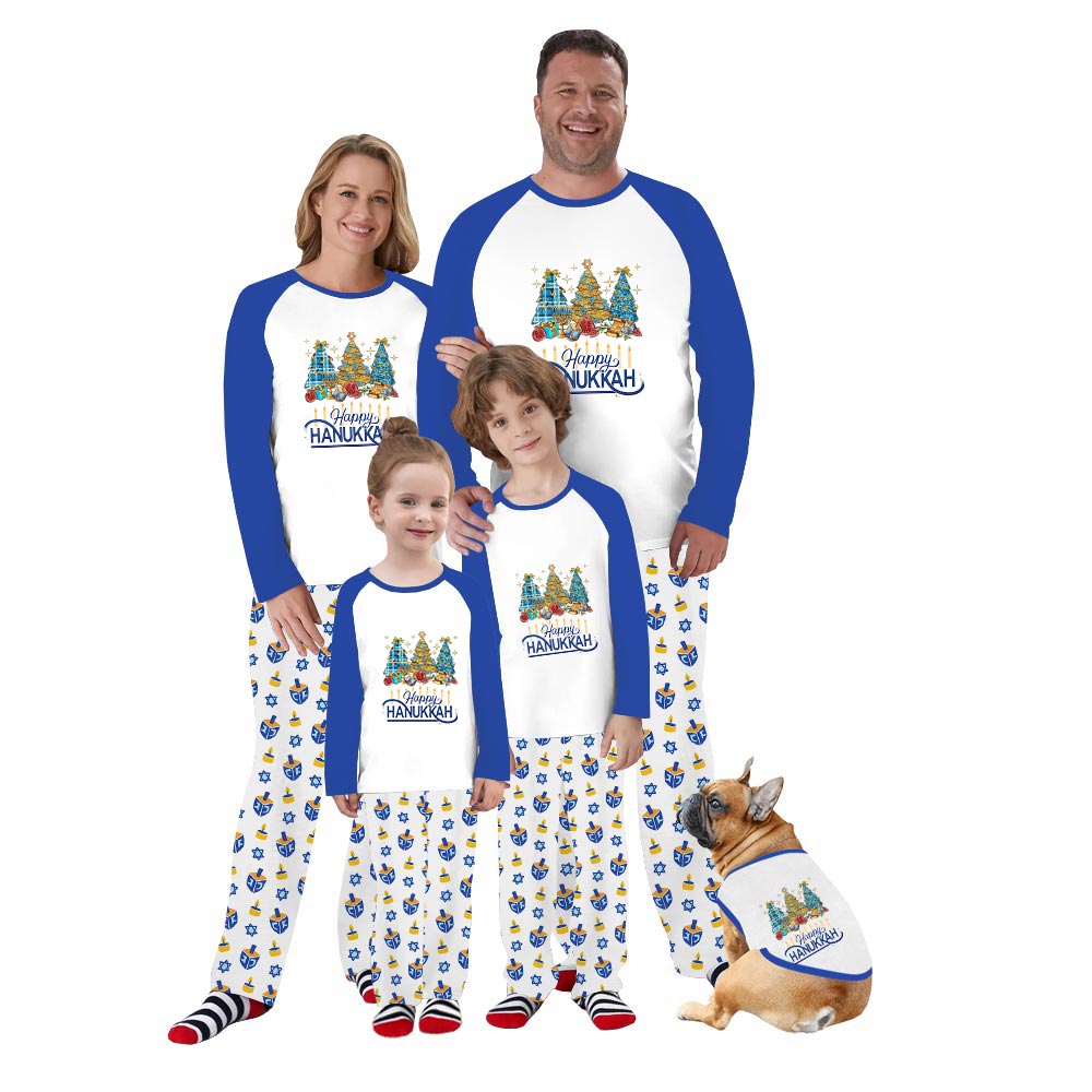 Festive Happy Hanukkah Jammies For Your Families Festive Happy Hanukkah Jammies For Your Families