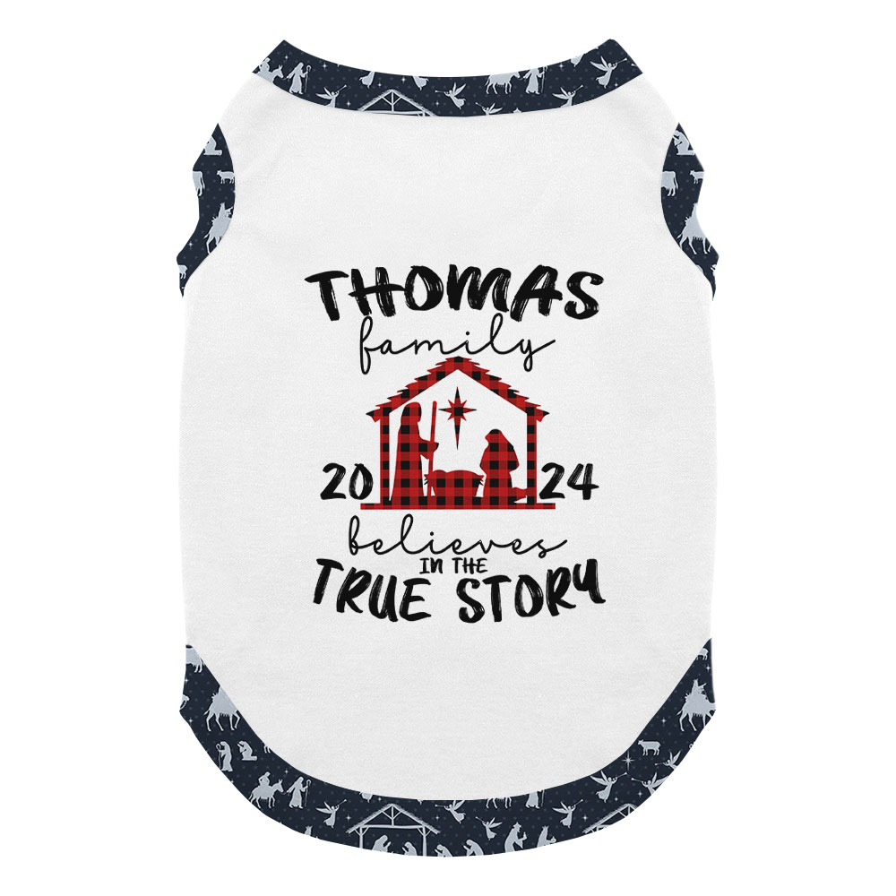 Personalized Family Name Nativity Scene Pajamas For Christmas 2024 Personalized Family Name Nativity Scene Pajamas For Christmas 2024