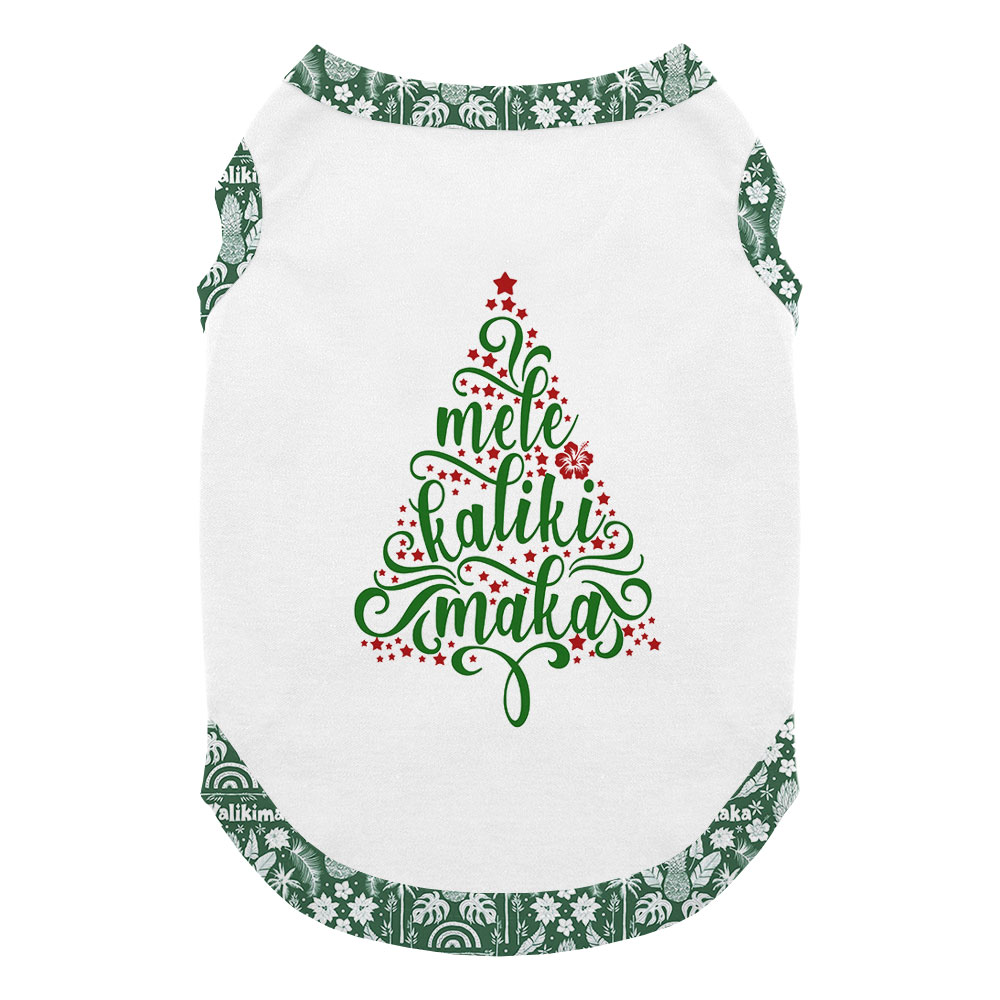Mele Kalikimaka Christmas Tree Matching Family PJs Sets