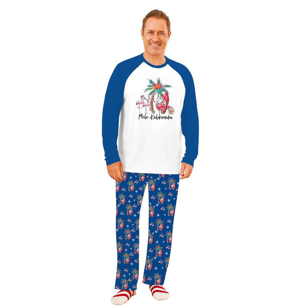 Tropical Theme Mele Kalikimaka Christmas Pajamas Family Tropical Theme Mele Kalikimaka Christmas Pajamas Family