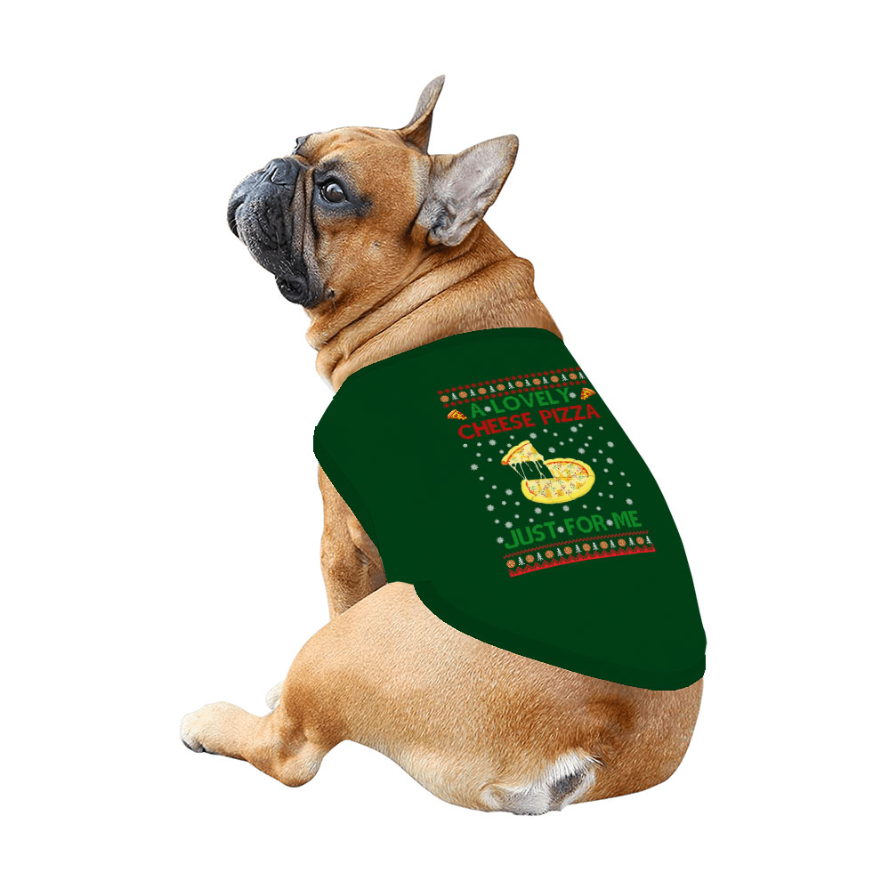 Festive Christmas Pizza Pajamas Sets Tops And Bottoms Green Festive Christmas Pizza Pajamas Sets Tops And Bottoms Green