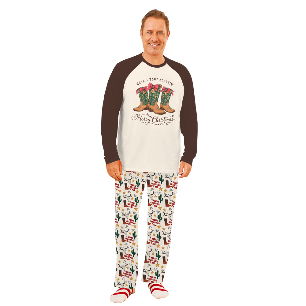Vintage Wild Western Style Pajamas For Family Vintage Wild Western Style Pajamas For Family