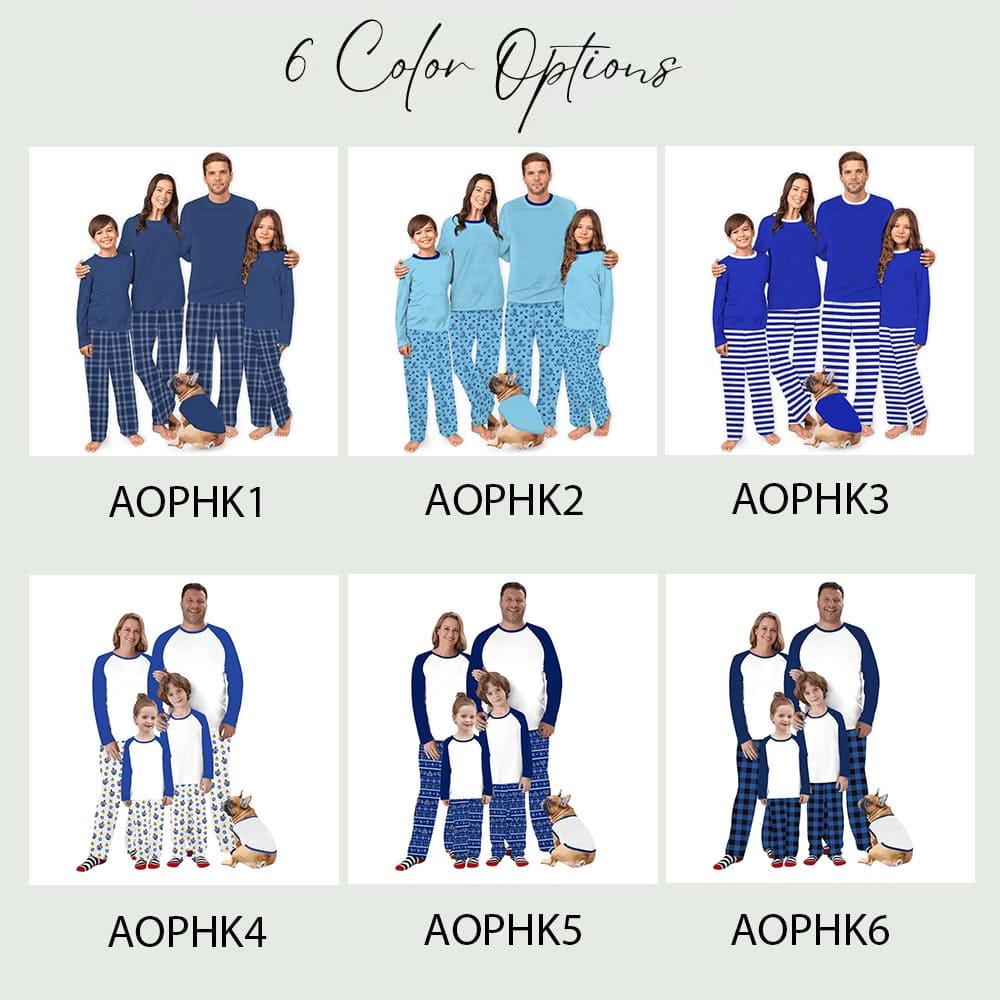 Hanukkah Candles Family Matching Pajamas With Dog Hanukkah Candles Family Matching Pajamas With Dog