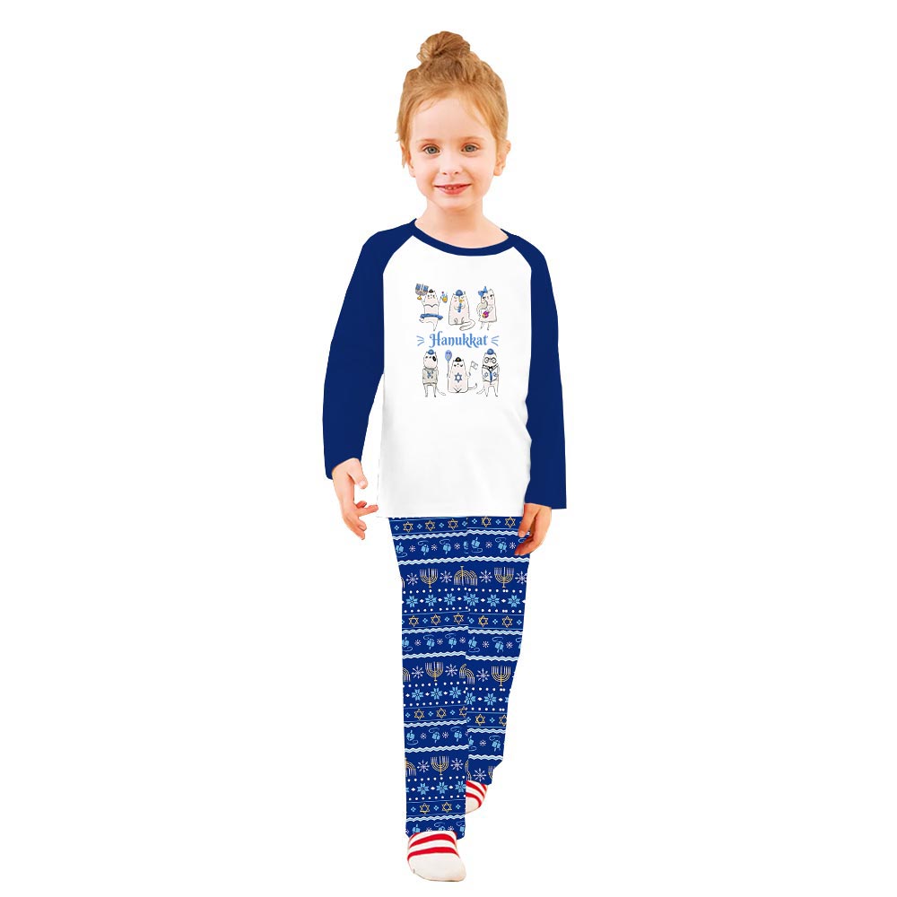 Funny Hanukkat Family Matching Pajamas With Dog For Hanukkah Funny Hanukkat Family Matching Pajamas With Dog For Hanukkah