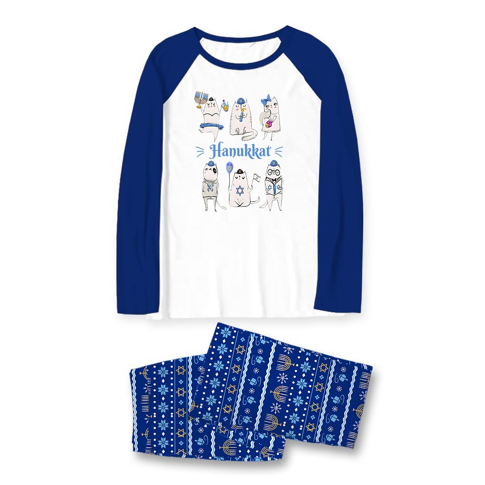 Funny Hanukkat Family Matching Pajamas With Dog For Hanukkah Funny Hanukkat Family Matching Pajamas With Dog For Hanukkah
