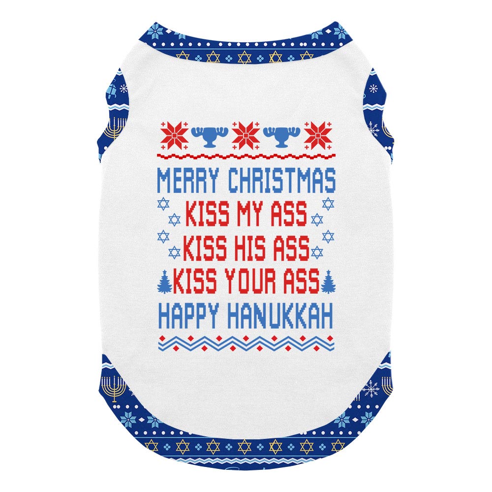 Funny Merry Christmas And Happy Hanukkah Family Matching Pajamas Funny Merry Christmas And Happy Hanukkah Family Matching Pajamas