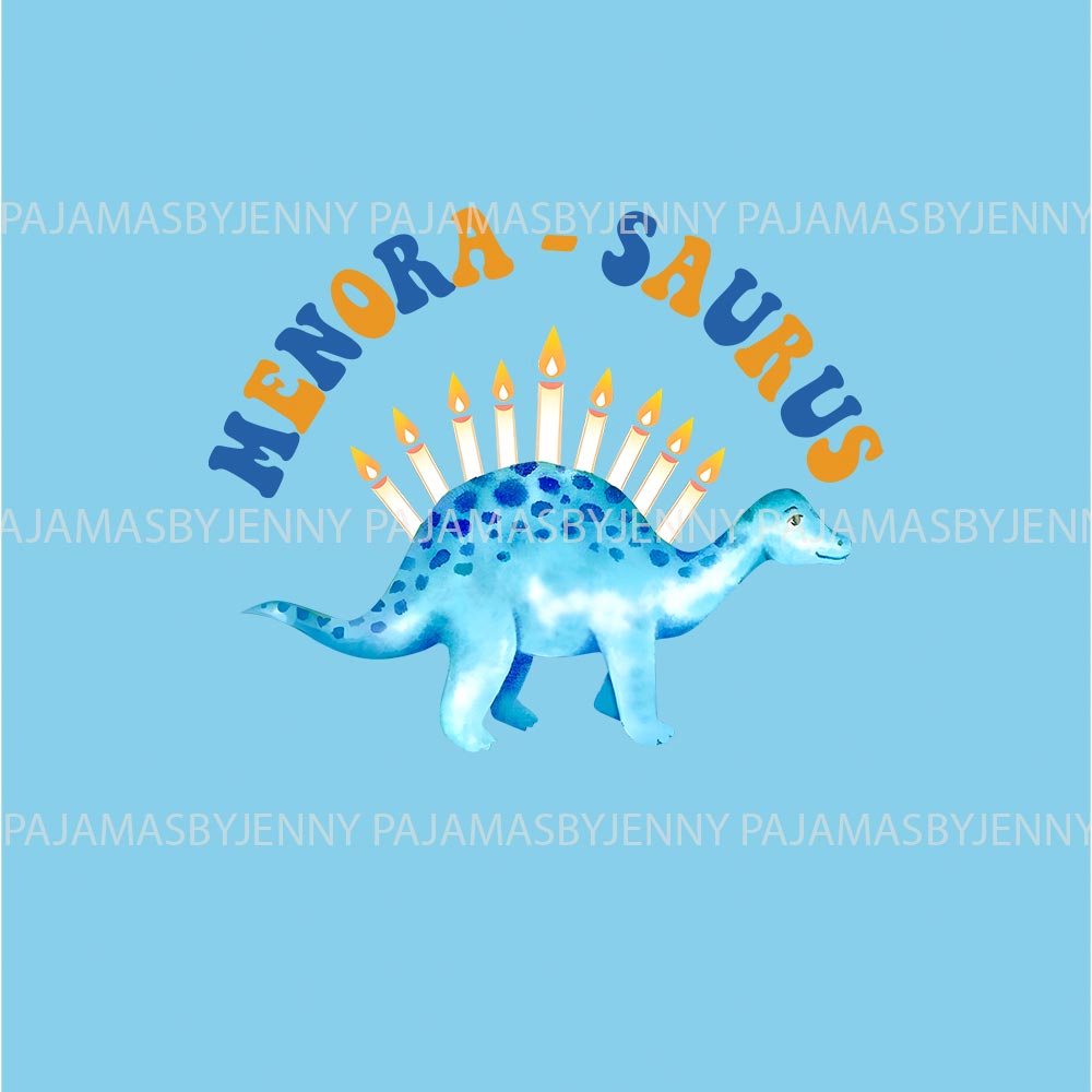 Cute Hanukkah Dinosaur Matching Family PJs Sayings Menorasaurus Cute Hanukkah Dinosaur Matching Family PJs Sayings Menorasaurus