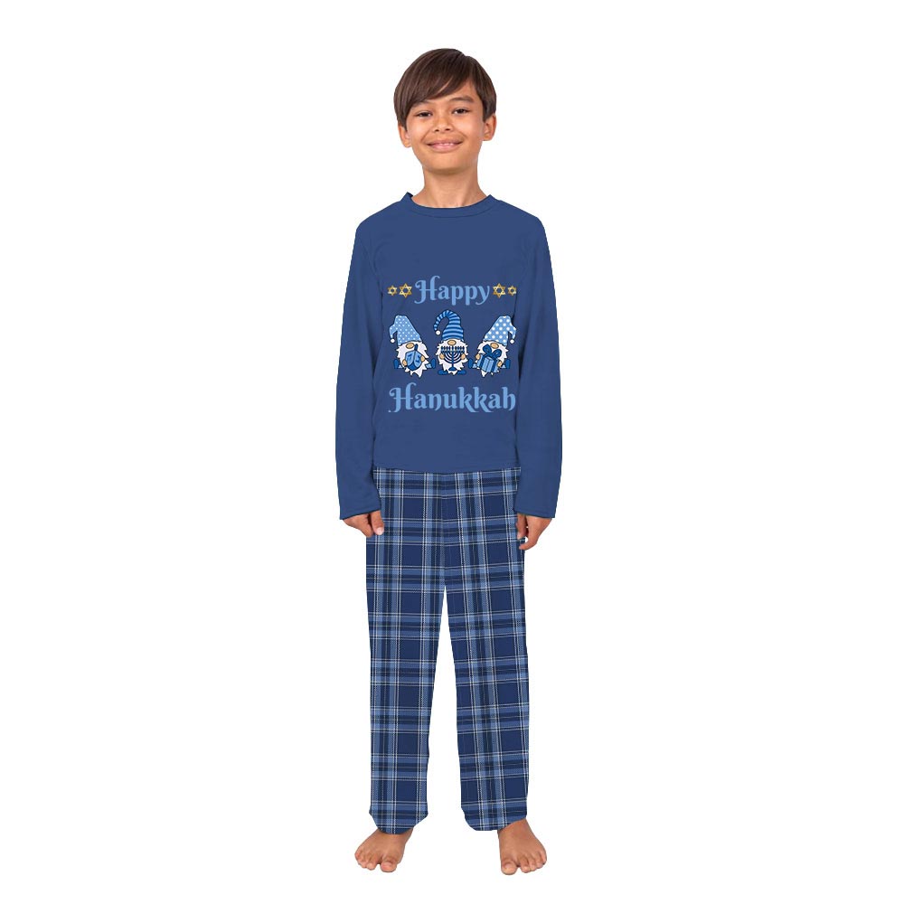 Cute Matching Family Gnomes Saying Happy Hanukkah Cute Matching Family Gnomes Saying Happy Hanukkah