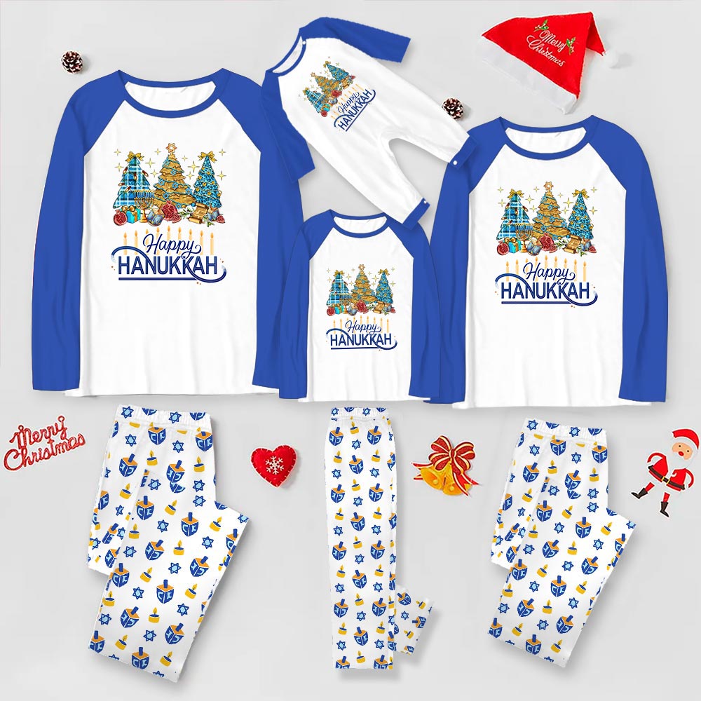 Festive Happy Hanukkah Jammies For Your Families Festive Happy Hanukkah Jammies For Your Families