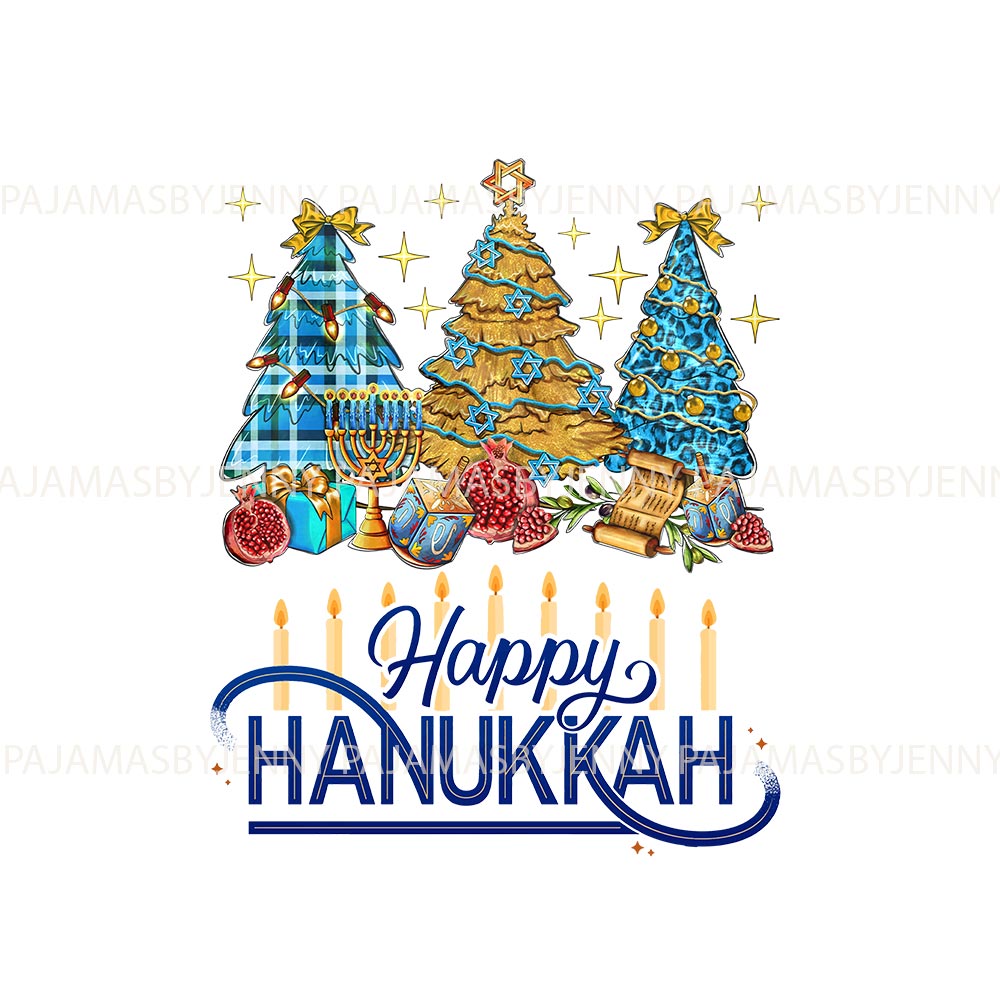 Festive Happy Hanukkah Jammies For Your Families Festive Happy Hanukkah Jammies For Your Families