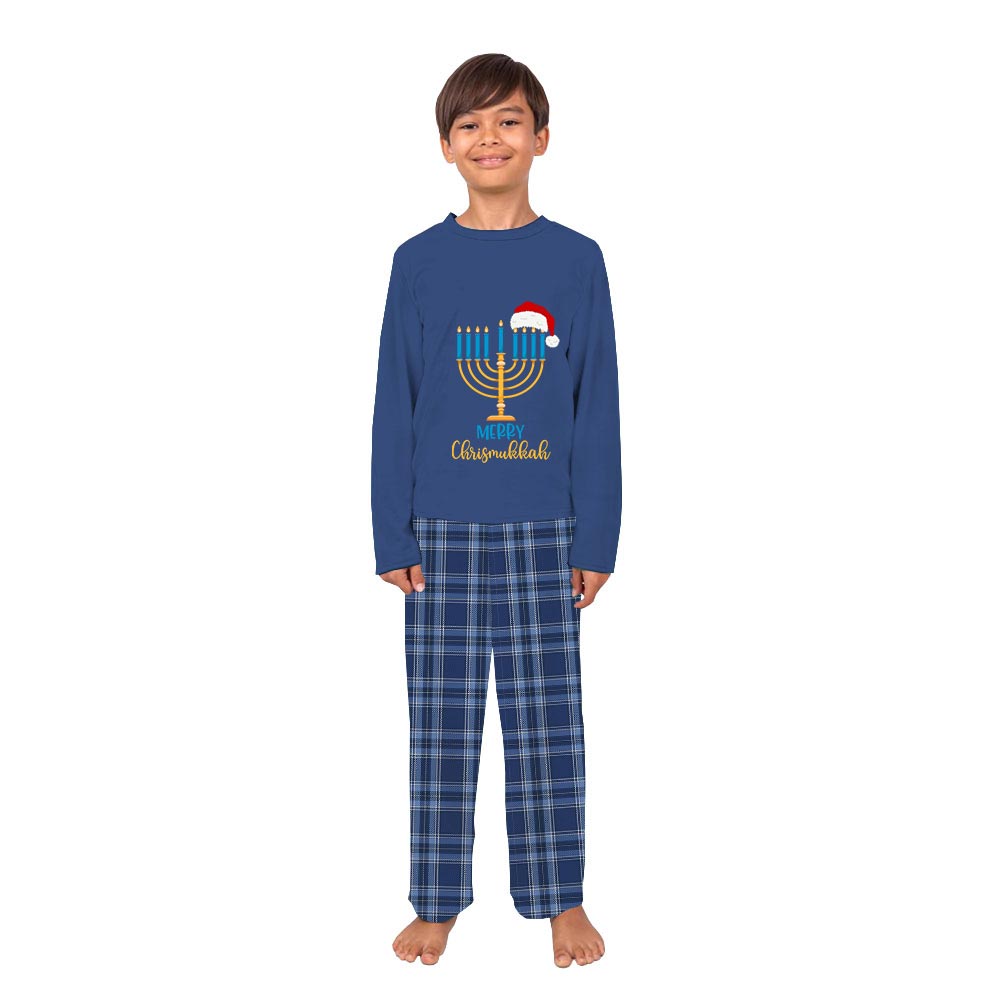 Festive Family Hanukkah Pajamas Sets Saying Merry Chrismukkah Festive Family Hanukkah Pajamas Sets Saying Merry Chrismukkah