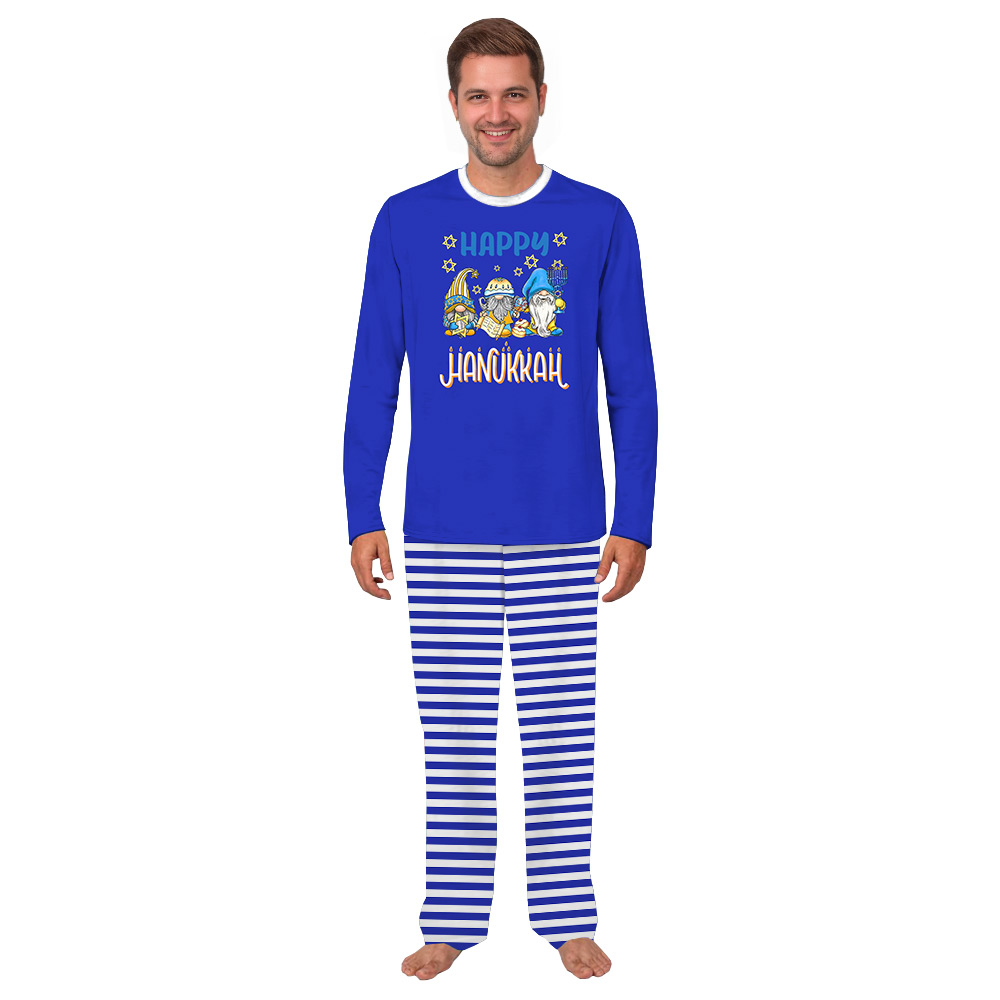 Funny Gnomes Happy Hanukkah Pajamas For Adults and Kids Funny Gnomes Happy Hanukkah Pajamas For Adults and Kids