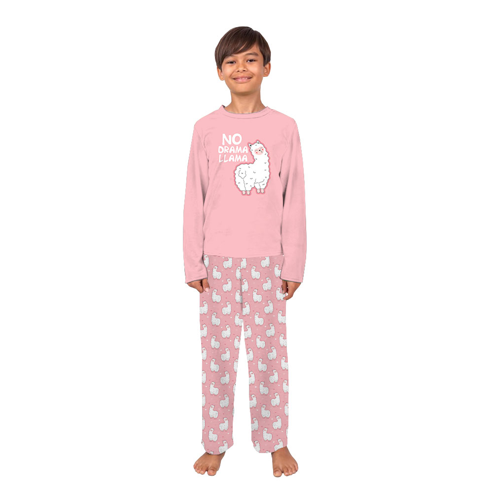Unique Light Pink Llama Pajamas Sets For Holiday Unique Light Pink Llama Pajamas Sets For Holiday