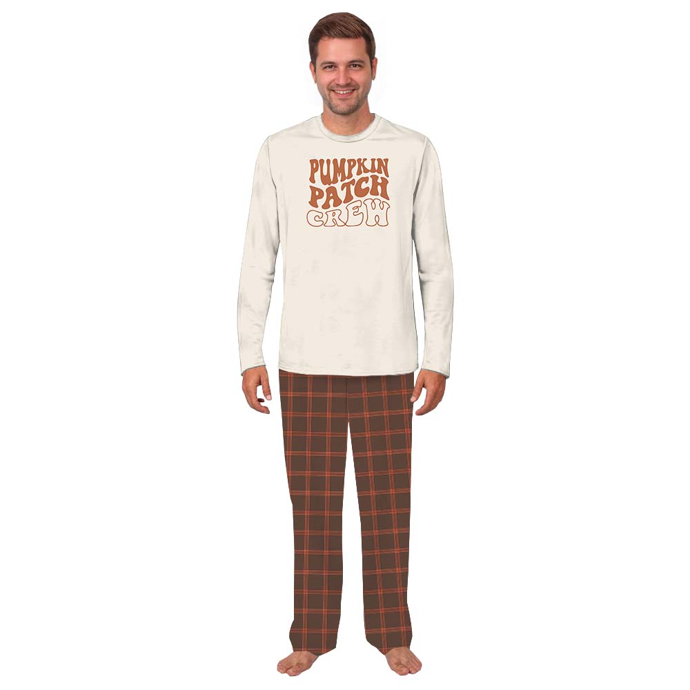 Fall Matching Pumpkin Patch Crew Pajamas Plaid Fall Matching Pumpkin Patch Crew Pajamas Plaid