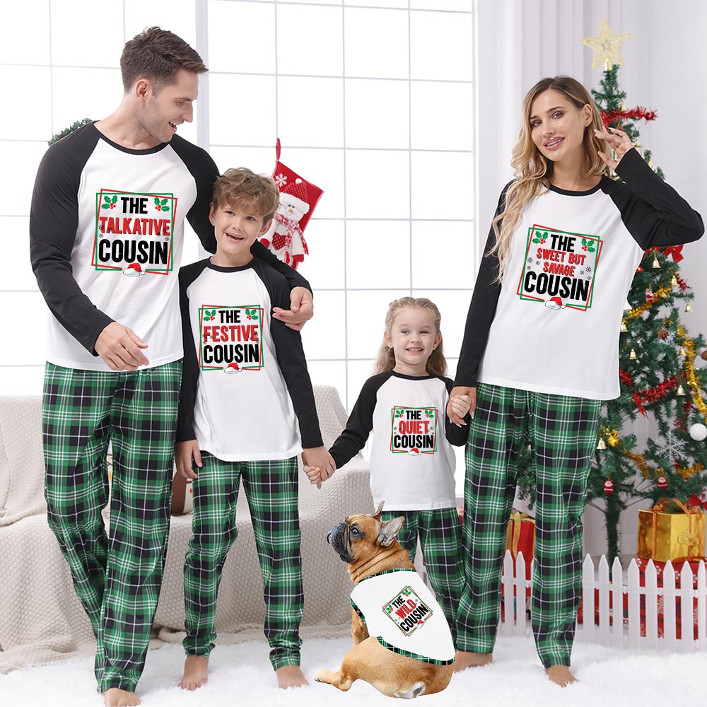 Personalized Cousin Crew Family Matching Pajamas Personalized Cousin Crew Family Matching Pajamas