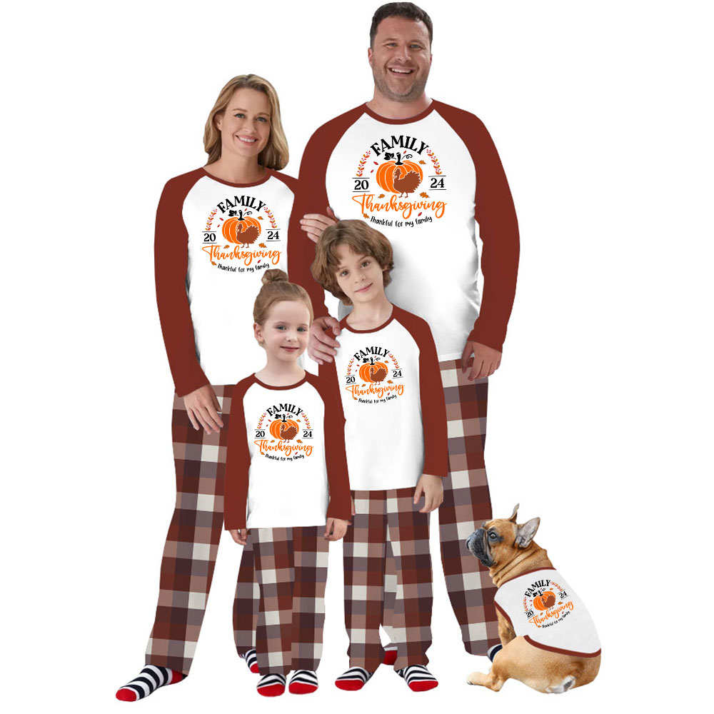 Unique Thankful For My Family Pajamas Sets 2024 Unique Thankful For My Family Pajamas Sets 2024