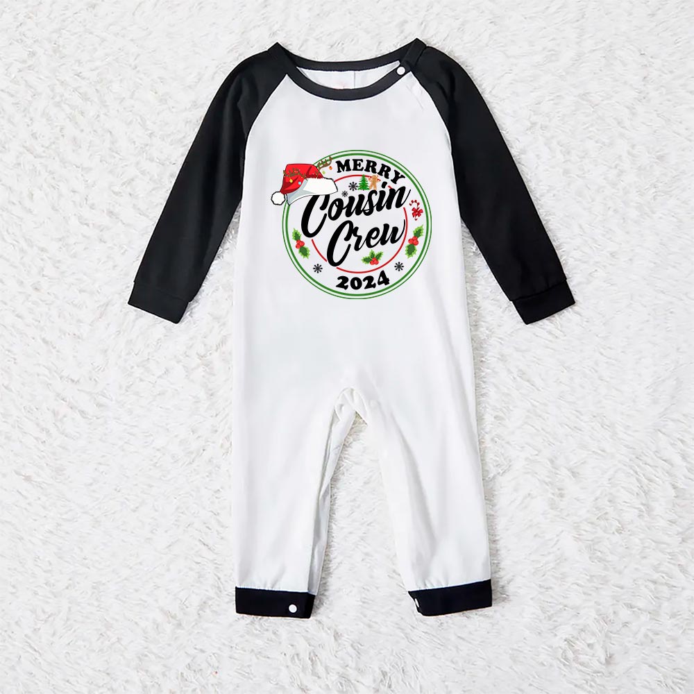 Family Xmas Pajamas Sets Saying Merry Cousin Crew 2024 Family Xmas Pajamas Sets Saying Merry Cousin Crew 2024