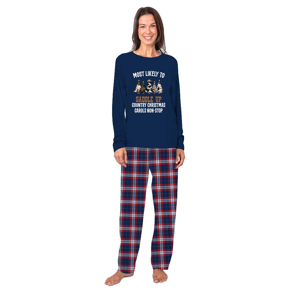 Funny Saying Most Likely To Christmas Holiday Family Pajamas