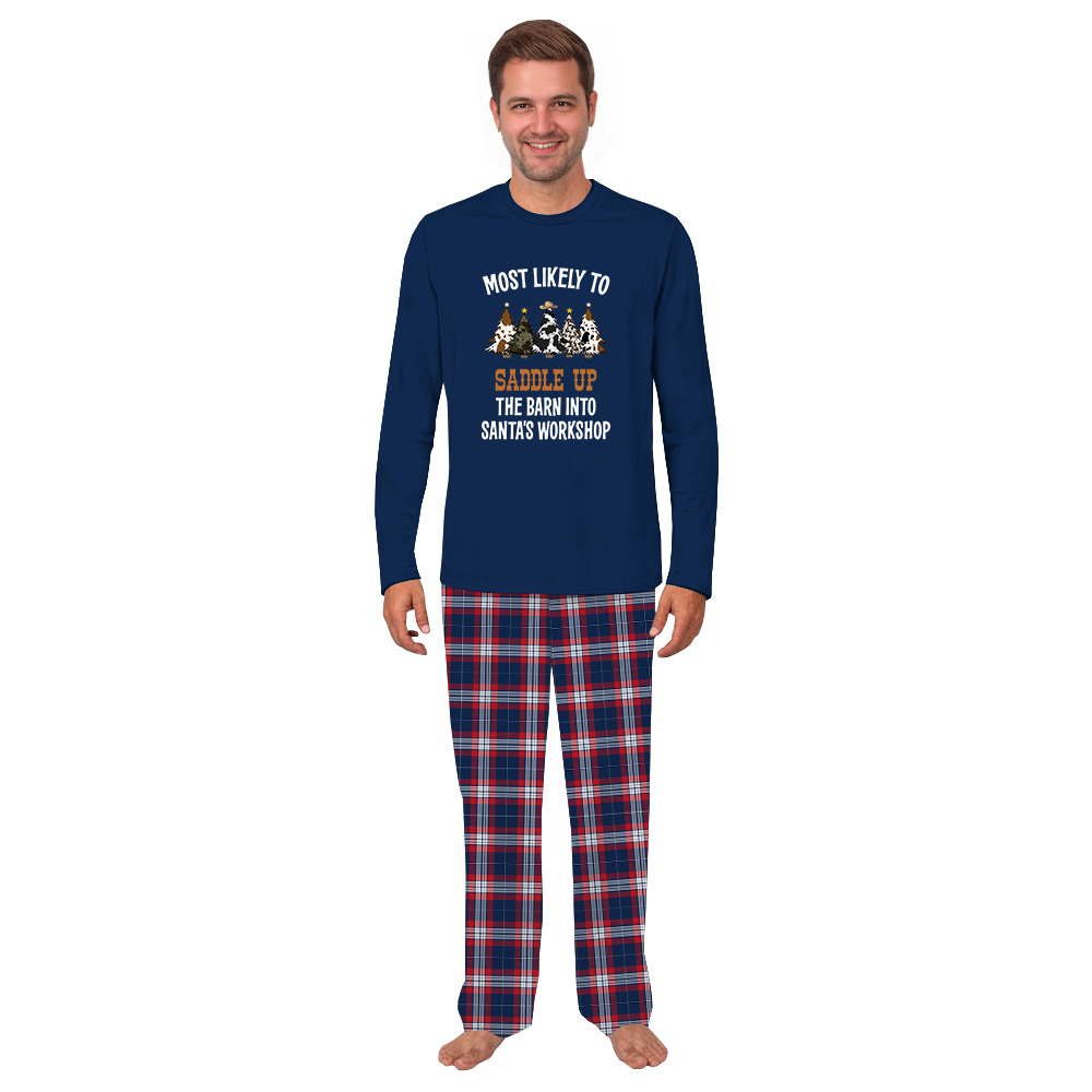 Funny Saying Most Likely To Christmas Holiday Family Pajamas