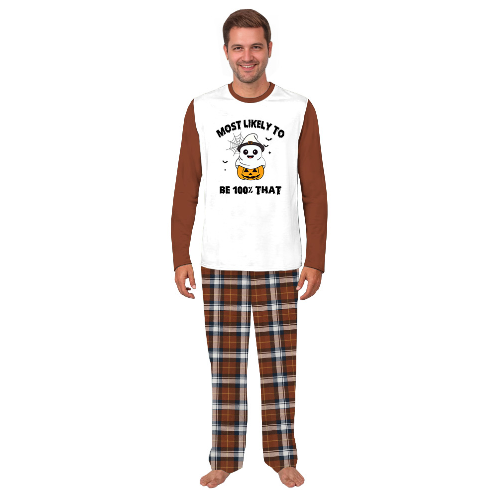 Customizable Boo Most Likely To Matching Family PJs For Halloween