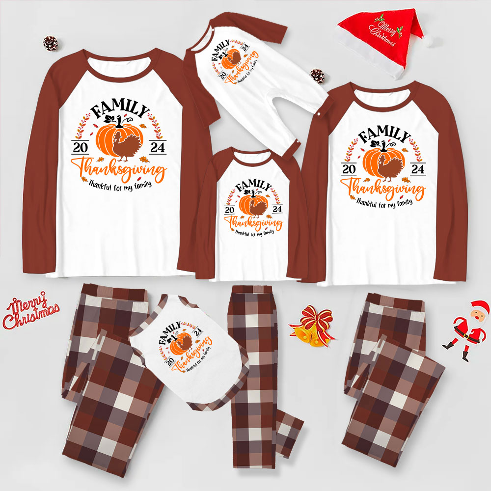 Unique Thankful For My Family Pajamas Sets 2024 Unique Thankful For My Family Pajamas Sets 2024