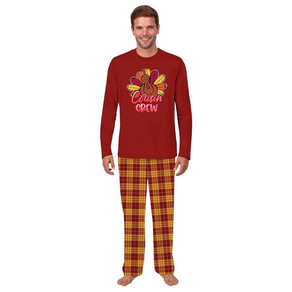 Thanksgiving Cousin Crew Matching Turkey Jammies Thanksgiving Cousin Crew Matching Turkey Jammies