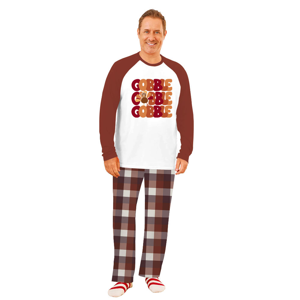 Gobble Matching Thanksgiving Pajama Sets With Plus Size Gobble Matching Thanksgiving Pajama Sets With Plus Size