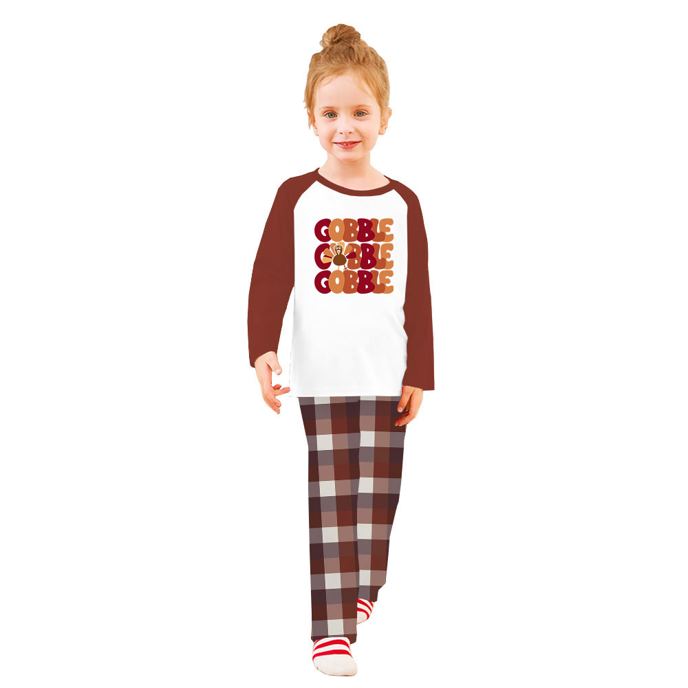 Gobble Matching Thanksgiving Pajama Sets With Plus Size Gobble Matching Thanksgiving Pajama Sets With Plus Size