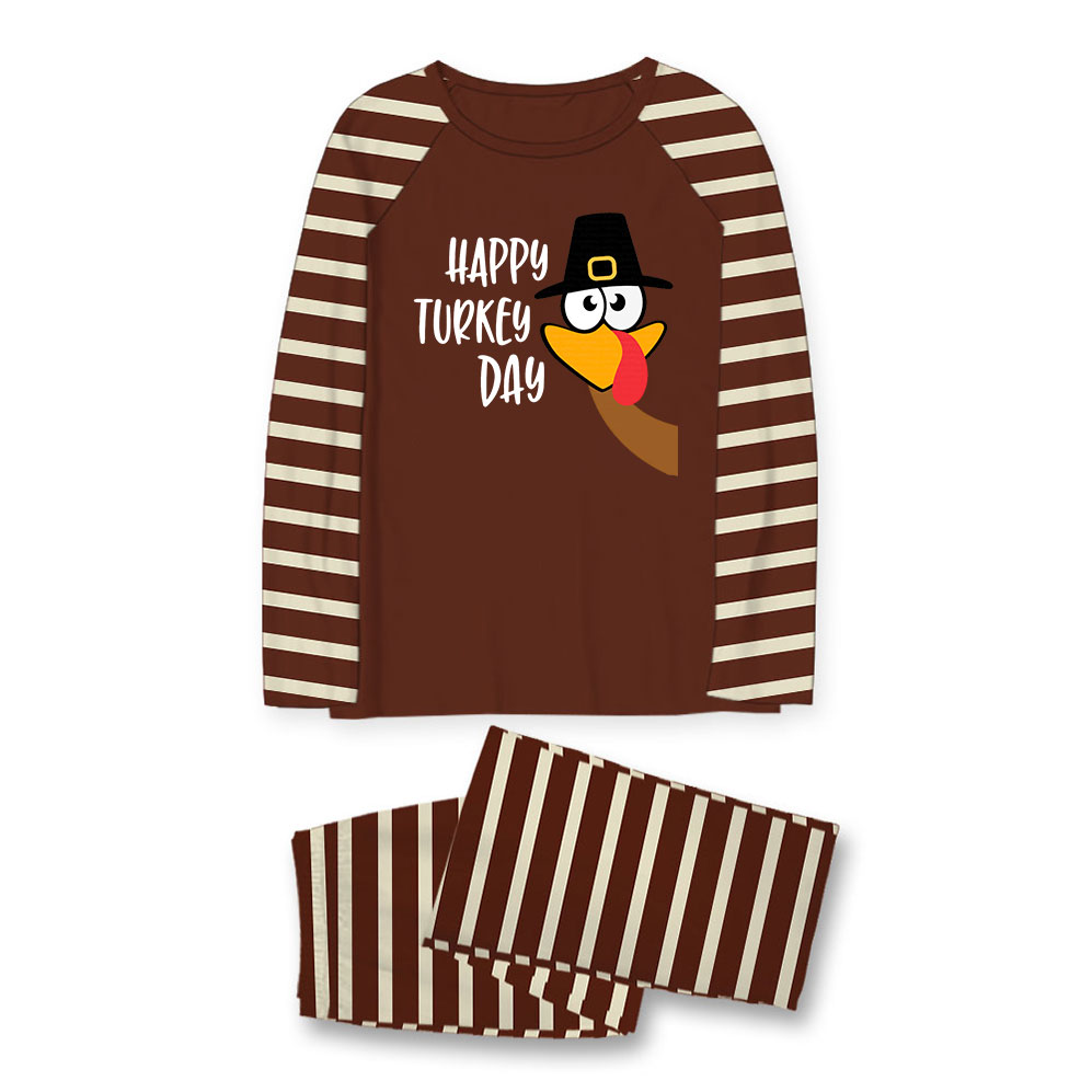 Funny Turkey Matching Thanksgiving PJs Sleepwear Funny Turkey Matching Thanksgiving PJs Sleepwear