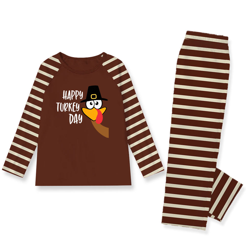 Funny Turkey Matching Thanksgiving PJs Sleepwear Funny Turkey Matching Thanksgiving PJs Sleepwear