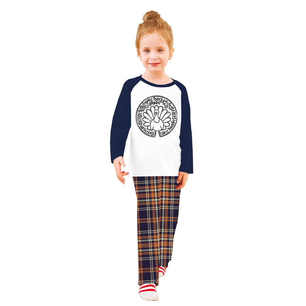 Matching Family Thanksgiving Jammies With Turkey Design Matching Family Thanksgiving Jammies With Turkey Design