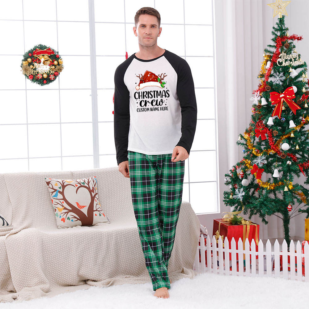 Personalized Christmas Crew Matching Family PJ Sets
