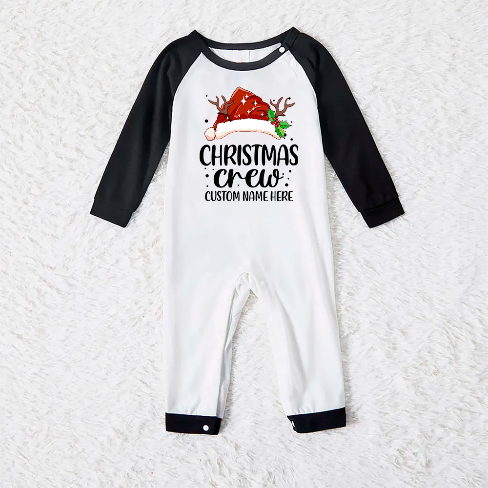 Personalized Christmas Crew Matching Family PJ Sets