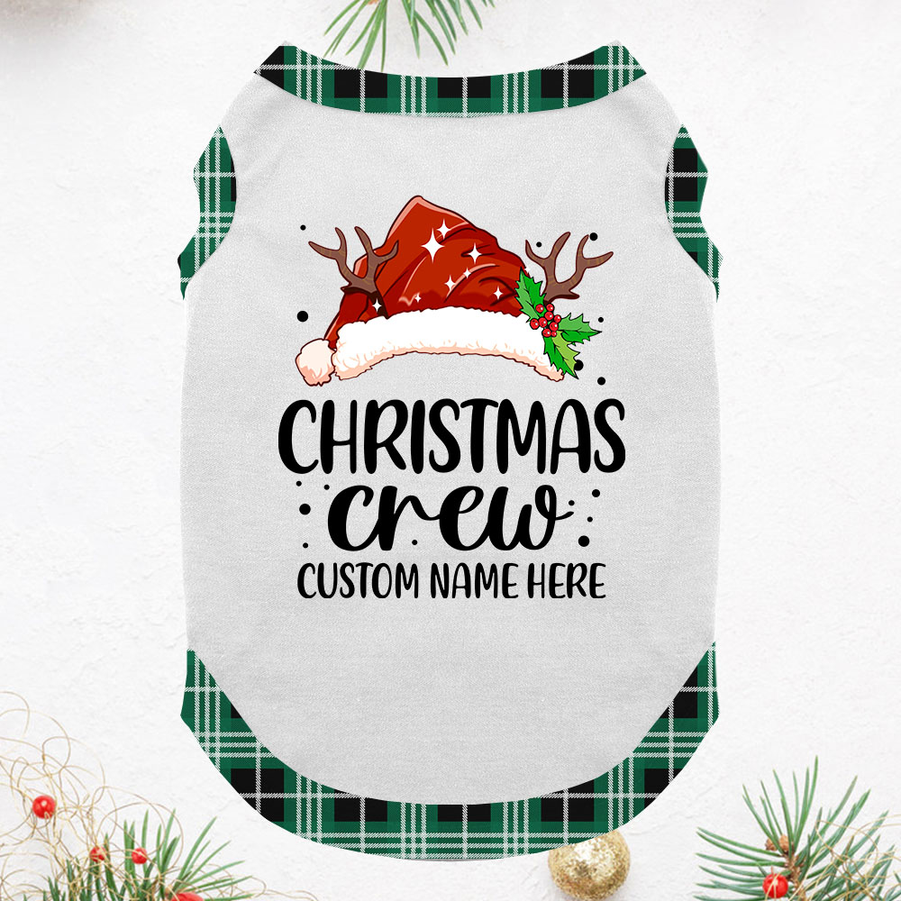 Personalized Christmas Crew Matching Family PJ Sets