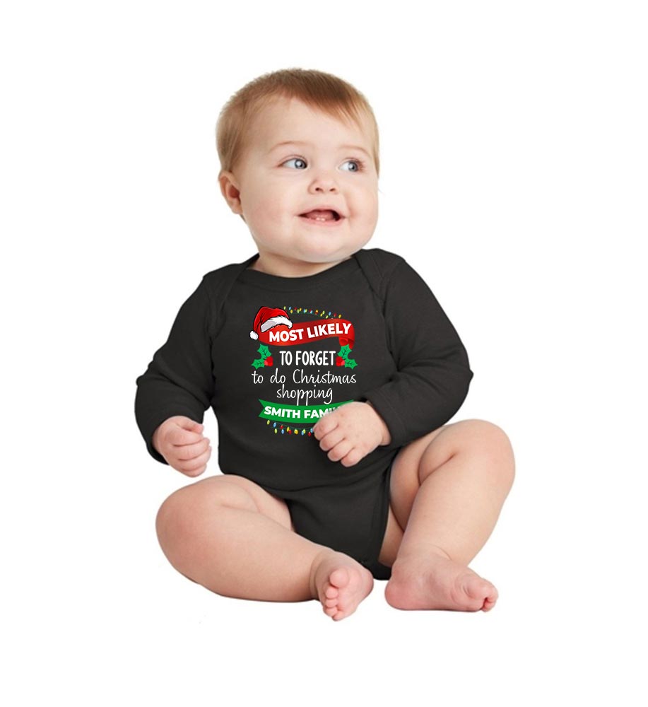 Personalized Most Likely To Family Pajamas Matching Cotton